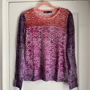 Patterned Prana long-sleeve shirt